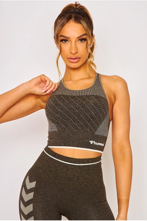 Brassière de sport Hana verte / Hummel - 210399