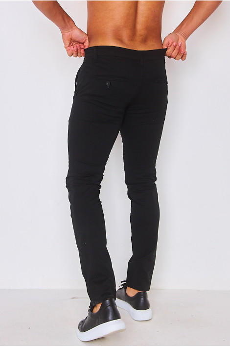 Pantalon chino noir