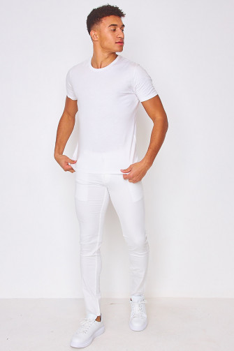 Pantalon chino blanc