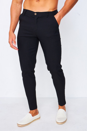 Pantalon chino noir