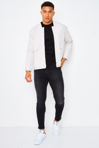 Bomber Ecru uni