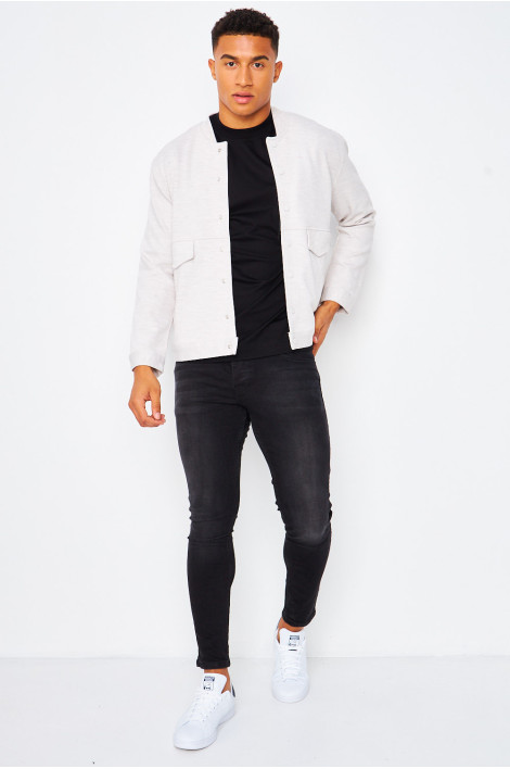Bomber Ecru uni