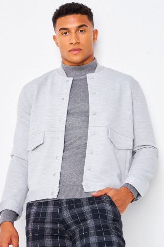 Bomber gris uni