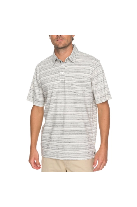Quiksilver waterman black sand polo shirt