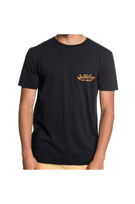 T-shirt Quiksilver Kustom Shapes noir