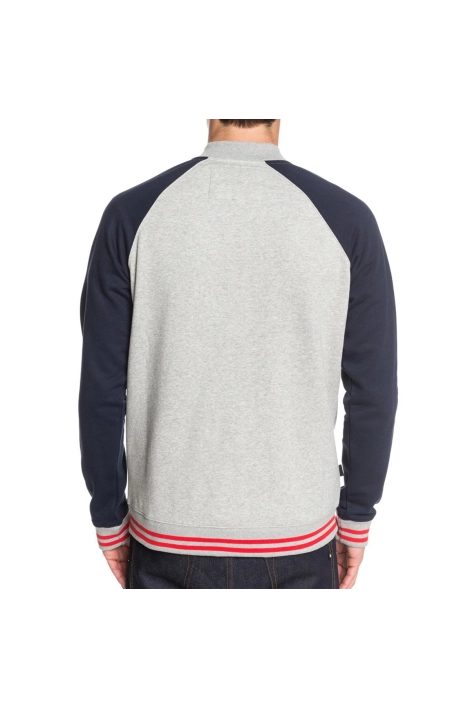 Sweat Bomber Quiksilver Saltwater Brigade gris