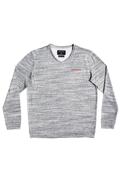 Quiksilver anthracite gray hall aflame sweatshirt