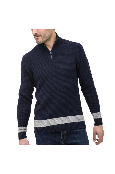 Pull Oxbow Paleny bleu marine