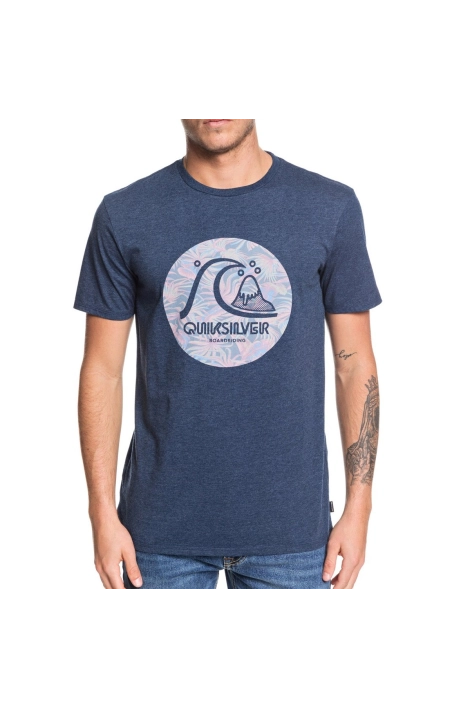 T-Shirt Quiksilver Custom Prints blau