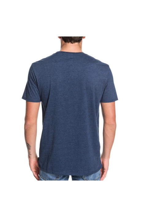 Quiksilver custom prints blue t-shirt