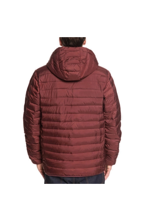 Quiksilver scaly bordeaux down jacket