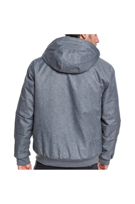 Quiksilver brooks 5k gray waterproof jacket