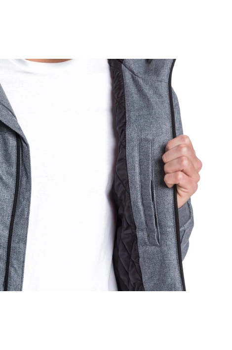 Quiksilver brooks 5k gray waterproof jacket