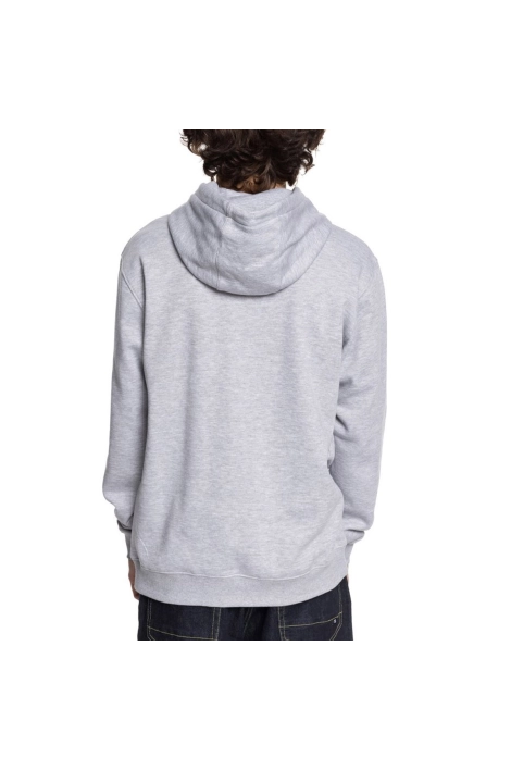 Dc shoes rebel 3 grey hooded sweatshirt