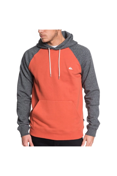 Kapuzenpullover Quiksilver Everyday grau rot