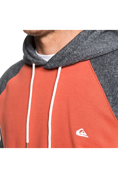 Kapuzenpullover Quiksilver Everyday grau rot