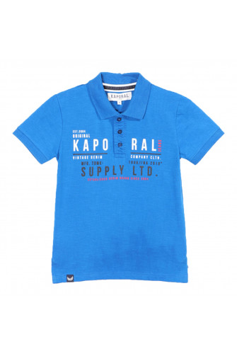 Polo enfant Kaporal Alba bleu