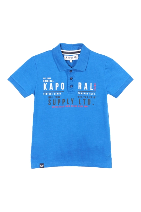Polo enfant Kaporal Alba bleu