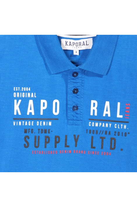 Polo enfant Kaporal Alba bleu