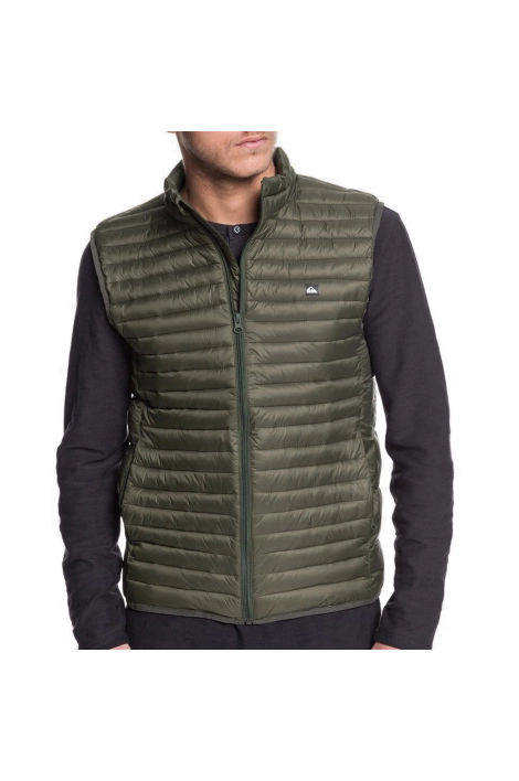 Doudoune sans manches Quiksilver Scaly Sleeveless kaki