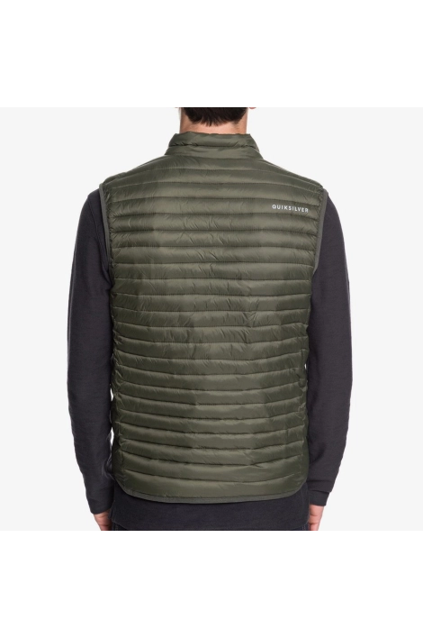 Doudoune sans manches Quiksilver Scaly Sleeveless kaki