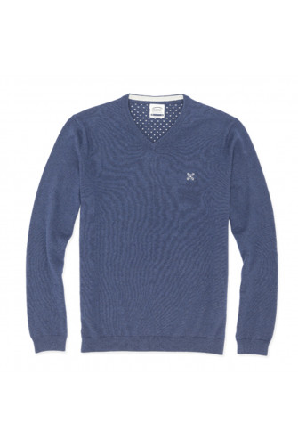 Pull Oxbow Pivega bleu chiné