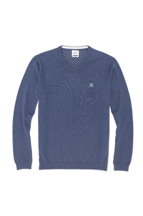 Pull Oxbow Pivega bleu chiné