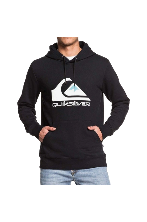 Sweat à capuche Quiksilver Omni Logo noir