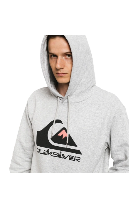 Sweat à capuche Quiksilver Omni Logo gris