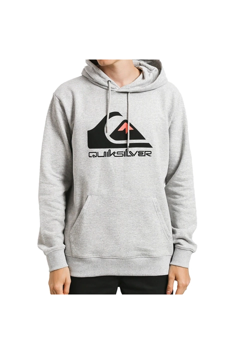 Sweat à capuche Quiksilver Omni Logo gris