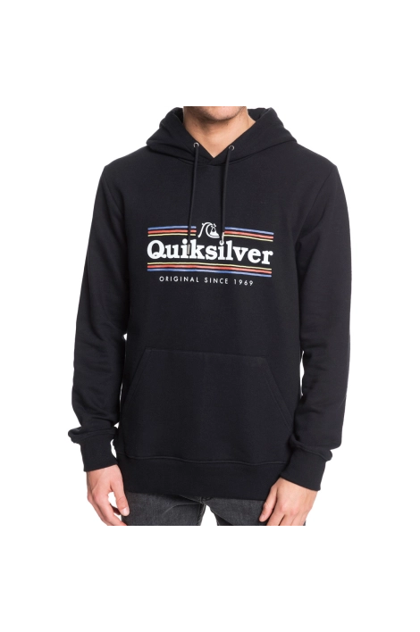 Sweat à capuche Quiksilver Get Buzzy noir