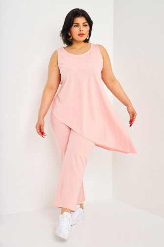 Ensemble rose top + pantalon
