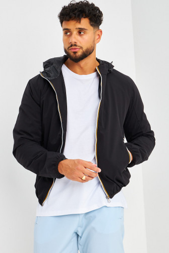 Blouson à capuche noir