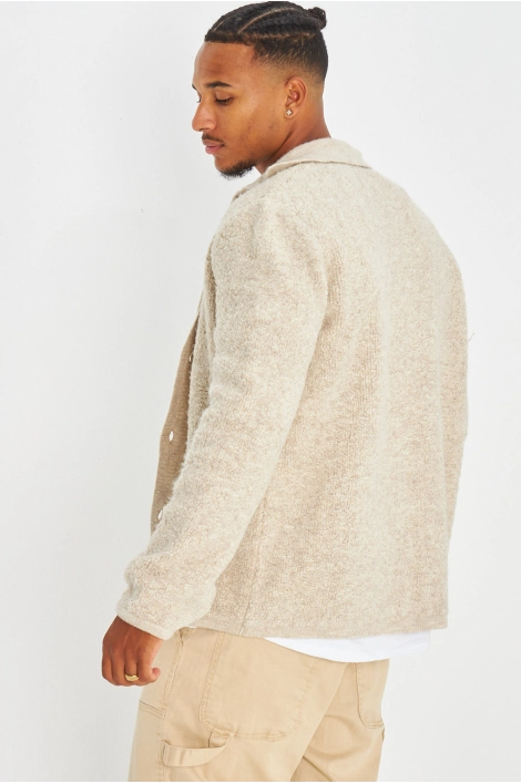 Gilet beige en laine