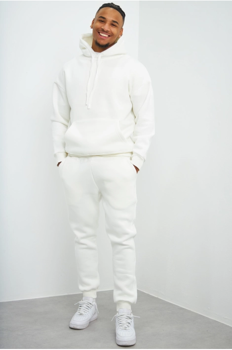 Survêtement Homme 2 Pièces Grande Taille - Sweat à Capuche Et Pantalon Jogging Ample, Confortable Pour Sport - 2