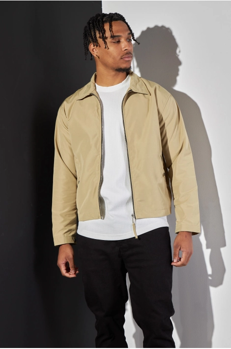Veste en toile khaki