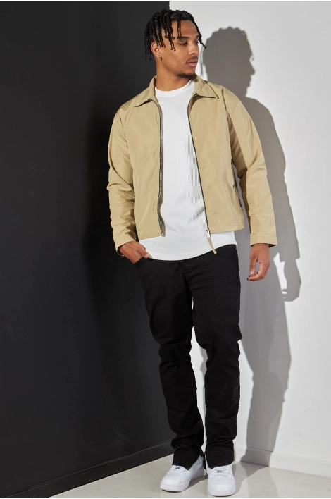 Veste en toile khaki