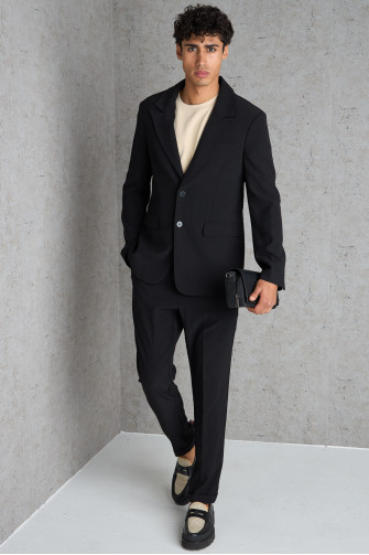 Costume 2 pièces blazer + pantalon noir