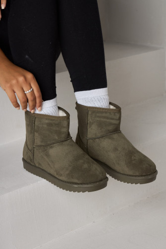 Black wedge velvet bootie