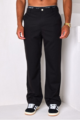 Pantalon à pinces noir