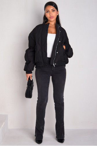 Veste Courte Noire Pour Femme - Taille L - Coton Mixte - Neuve Avec étiquettes