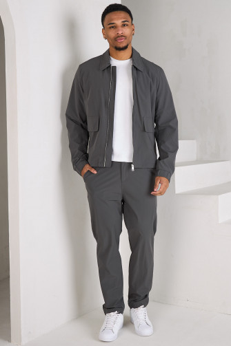 Ensemble 2 pièces veste + pantalon gris foncé