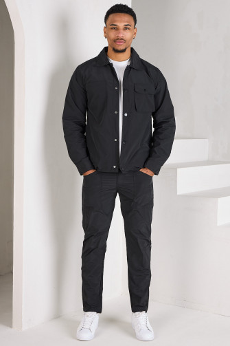Ensemble 2 pièces chemise + pantalon noir