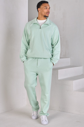 Ensemble 2 pièces sweat + jogging vert clair