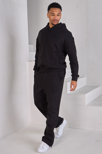 Ensemble 2 pièces sweat zippé  + jogging noir