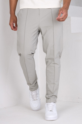 Pantalon cintré gris