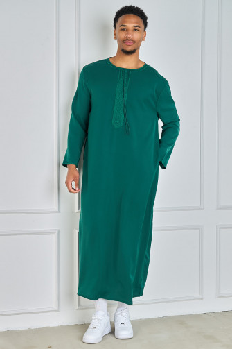 Qamis Vert Traditionnel