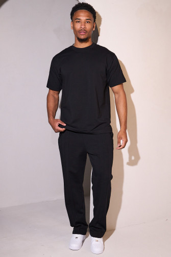 Ensemble 2 pièces tee-shirt + pantalon noir