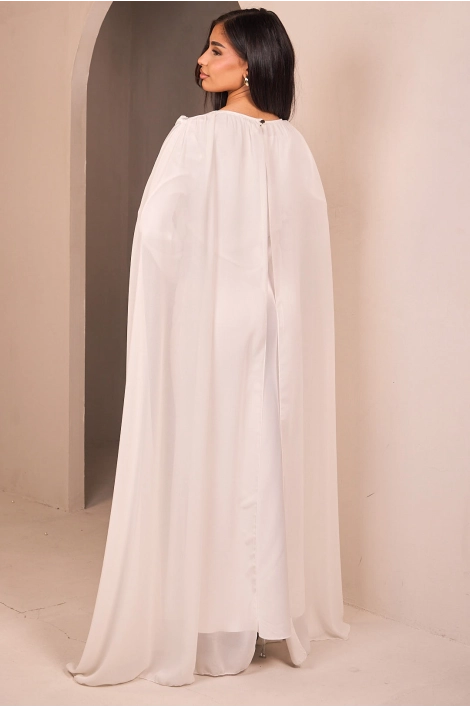 Robe rose à empiècement drapé sur le devant