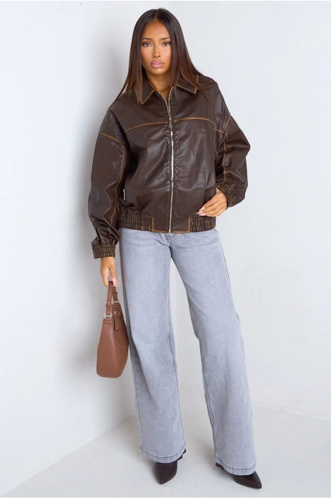 Veste Aviateur Zippée Pour Femme - Polaire Légère Style Bomber - Taille S à 5XL - Parfaite Mi-saison